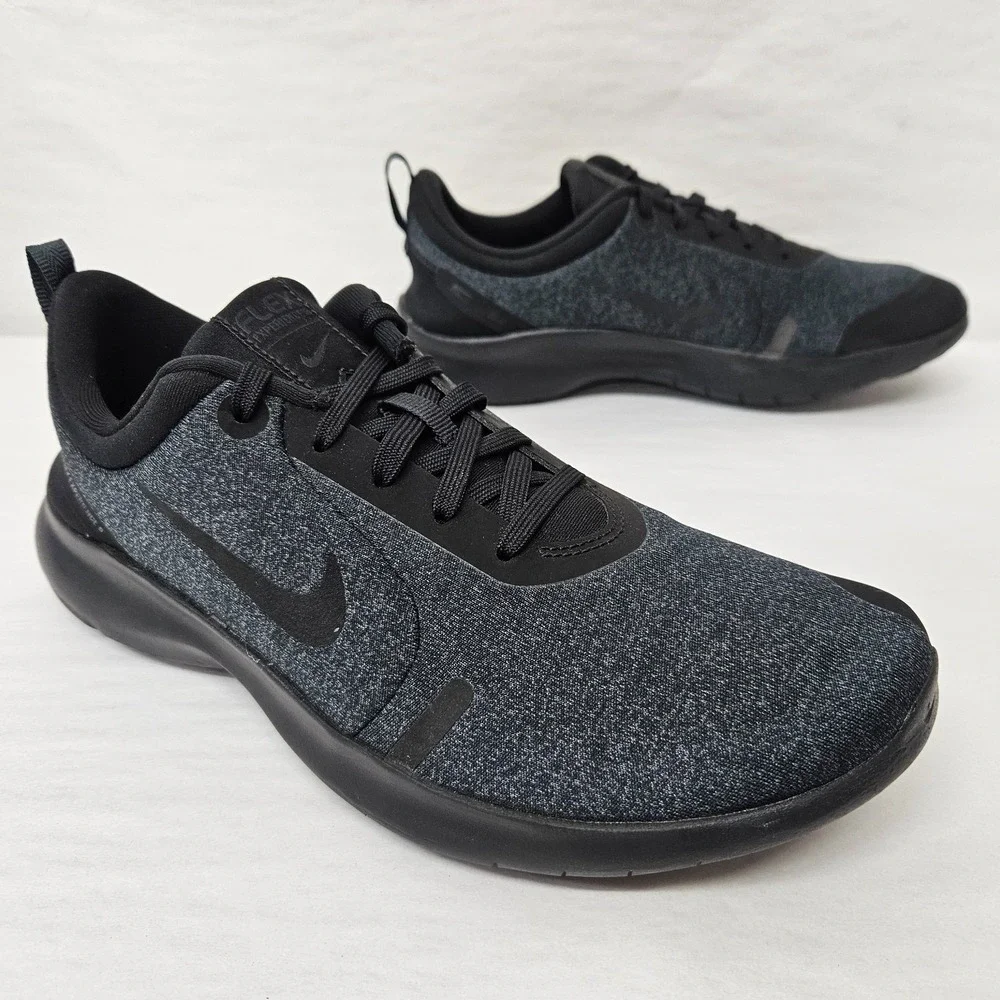 Nike‎ Flex Experience RN 8 Sneakers AO4484-007 Black Anthracite Mens Size 8 Wide